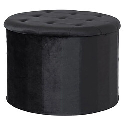 House Nordic Pouf Arya avec rangement Noir