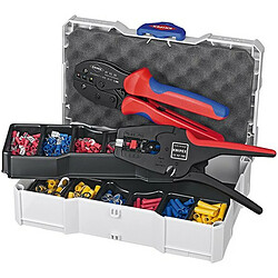 KNIPEX Coffret de sertissage cosses, 287 pièces, pour section de conducteur : 0,5-6 mm²