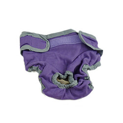 Femelle Animal Chien Chiot Physiologique Pantalon Sanitaire Couche Sous-vêtements L Violet