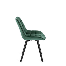 Avis Vivaldi Chaise RICK Vert Velours