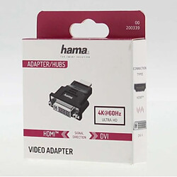 HAMA Adaptateur vidéo, fiche HDMI - port DVI, Ultra-HD 4K