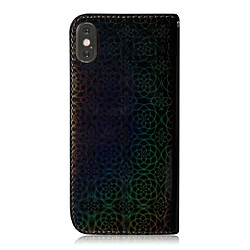 Avis Wewoo Housse Coque Pour iPhone XS Max couleur unie boucle magnétique coloré horizontale étui en cuir PU avec titulaire et fentes cartes et portefeuille et lanière noir