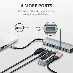 GUPBOO Adaptateur Hub USB-C 4x USB-A 3.2 PC Portable MacBook,JL1603