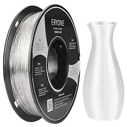 None Filament ERYONE TPU pour imprimante 3D 0,5 kg (1,1 lb) / Bobine - Transparent