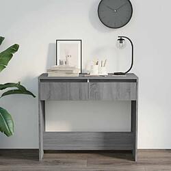 Avis Maison Chic Table console | Meuble d'entrée | Table d'appoint Sonoma gris 89x41x76,5 cm Acier -GKD21200