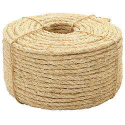 vidaXL Corde 100 % en sisal 6 mm 250 m