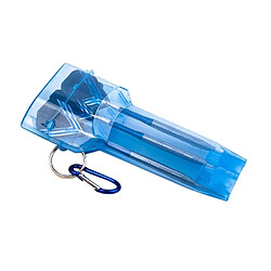 Avis Wewoo Sport Portable Dart Box En Transparent et bleu Plastique Conteneur De Stockage Fléchettes Cas avec Clé Boucle