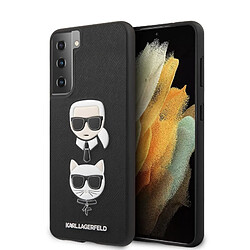 Caseink Coque Karl Lagerfeld ? KLHCS21MSAKICKCBK Samsung S21 Plus Noir