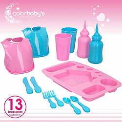 Color Baby Accessoires pour poupées Colorbaby Poupée Bébé 20 Pièces 39 x 9,5 x 21,5 cm 6 Unités