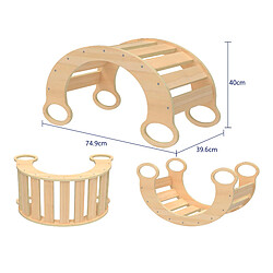 Avis Sunny Marlie Arche Montessori en bois couleur naturelle | Structure / Arche d'éveil Montessori, Arche Evolutive Montessori, Arche d'escalade