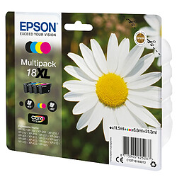 Epson Daisy Multipack 'Pâquerette' 18XL - Encre Claria Home N,C,M,J