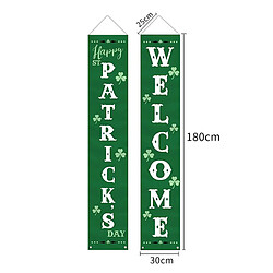 Acheter Heureux Irlandais St Patricks Day Décorations Bannière Porche Inscrivez Décor Home Partie Porte Mur Arbre Party Favor Ornement Accessoires