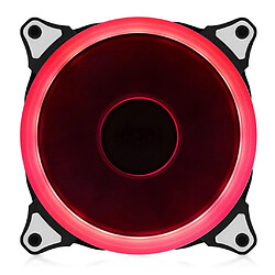 4/3Pin 120mm Ordinateur LED Boîtier Ventilateur De Refroidissement 12cm Unique Halo Rouge