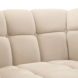 Avis Rendez Vous Deco Fauteuil Mona en velours beige