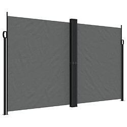 Maison Chic Auvent latéral rétractable | Store latéral | Brise-vue latéral anthracite 200x600 cm -GKD69340