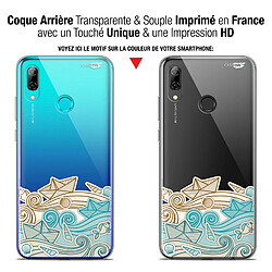 Avis Caseink Coque arrière Pour Huawei P Smart 2019 (6.21 ) Crystal Gel HD [ Nouvelle Collection - Souple - Antichoc - Imprimé en France] Bateau de Papier