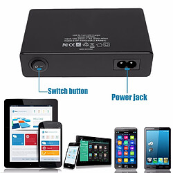 Avis Universal 10 ports USB station chargeur rapide quai avec câble 50W États-Unis Australie UE Royaume-Uni Corée du Sud Prise Chargeur multiUSB pour iPad PC | Chargeur de téléphone mobile