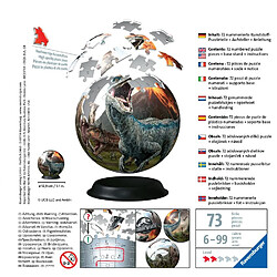 Ravensburger Jurassic World - Puzzle 3D Ball (72 pièces)