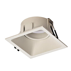 Inspired Downlight Carré Confort 9,2 cm GU10, Blanc Mat, Découpe : 80x80mm, Douille Incluse