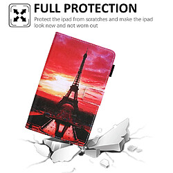 Etui en PU Impression de motifs avec support la tour pour votre Samsung Galaxy Tab A7 Lite 8.7 (2021) T220/T225