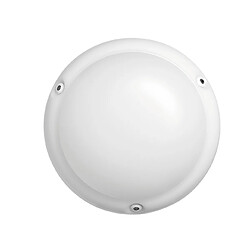 hublot à led - bang rond - 13w - 4000k - 1500 lm - ip55 - blanc - securlite 15610400