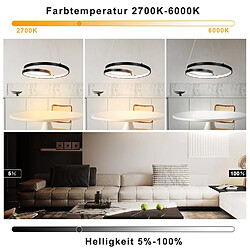 Acheter ZMH Lampe pendante 40CM Design moderne pour le salon, la chambre, la cuisine, la salle à manger