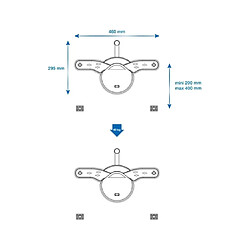 NorStone Support mural SKYEF2355GC pas cher