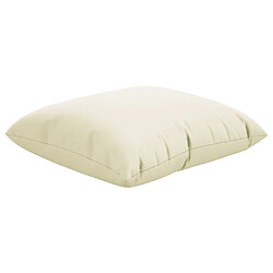 Acheter vidaXL Coussins de canapé lot de 4 crème 60x60 cm tissu