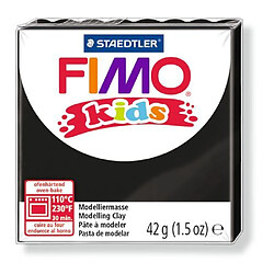 Pâte Fimo Kids 42 g Noir 8030.9 - Fimo