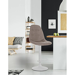 Non Tabouret de bar Elmore tissu W