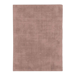 Thedecofactory SANTAL - Tapis aspect velours rose nude 160x230 