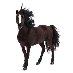 simulation peluche cheval en peluche animal peluche décor à la maison ornement