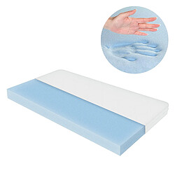 Avis ML-Design Matelas Enfant 100x200 cm, Orthopédique, 7 Zones, Mousse Froid, Certifié Oeko Tex, Housse Amovible Lavable Fermeture Éclair, Hypoallergénique Antibactérien/Teste Substances Nocives 23 kg/m³