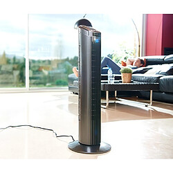 Taurus Ventilateur colonne Oscillant avec Minuterie 45W noir