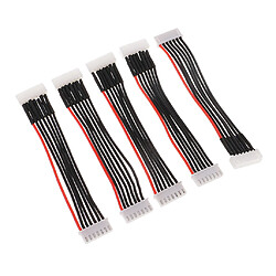 Avis 5PCS Silicone JST-XH Balance Cable 22AWG Pour Lipo Lithium Battery 6S (22.2V)