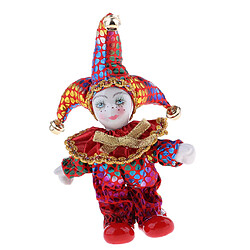 Poupées Clown Triangel en porcelaine 5 pouces