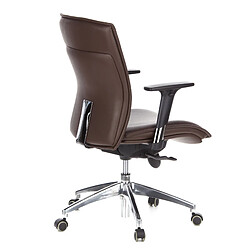 Siège de bureau / Fauteuil de direction MURANO 10, cuir marron clair hjh OFFICE pas cher