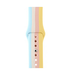 PHONECARE Bracelet SmoothSilicone Rainbow pour Apple Watch Series 3 - 38mm