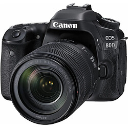 Avis CANON Canon EOS 80D + EF-S 18-200mm f/3.5-5.6 IS - Appareil photo 24.2 MP - Vidéo Full HD - Ecran LCD 3' tactile et orientable - Wi-Fi - NFC + Zoom transtandard stabilisé