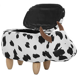 Beliani Repose-pied COW Blanc pas cher