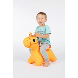 Hoppimals Tootiny Cheval Sauteuse et Bondissante Animal Sauteur pour Les Enfants âgés de 12 Mois et Plus - Emballé dans Une Boîte Cadeau, Pompe Incluse ? Chevauchez Un Animal Gonflable ? Orange