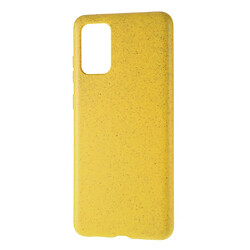 Coque en TPU paille de blé écologique mate jaune pour votre Samsung Galaxy S20 Plus