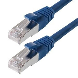 Herweck Helos - Patchkabel - RJ-45 (M) - RJ-45 (M) - 0,5m - SFTP-Kabel - CAT 6 - blau (117983)