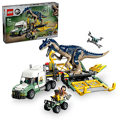 LEGO 76966 Missions dinosaures : le camion de transport de l?allosaure