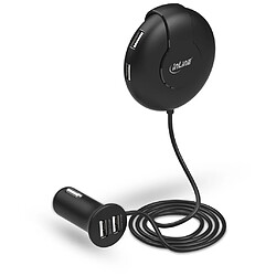 Chargeur de voiture InLine® USB avec puce intelligente, 9-32VDC à 5V DC / 9,4A, avec câble de 1,5m