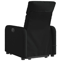 Acheter vidaXL Fauteuil de massage inclinable Noir Tissu