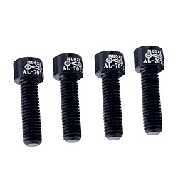 Acheter 4 pcs vélo de route guidon tige vis en alliage d'aluminium m5 * 17mm boulons noir