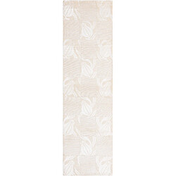 Vidal Tapis de couloir en laine 302x81 beige Darya