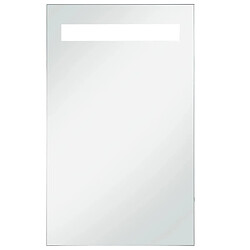 Maison Chic Miroir mural à LED, Miroir murale de salle de Bain 60x100 cm -MN59479