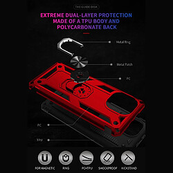 Coque en TPU Anti-chute hybride avec béquille rouge pour votre Xiaomi Mi 11